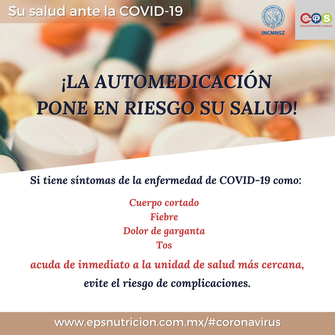 Coronavirus. Automedicación