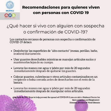 Coronavirus. Contacto cercano 8