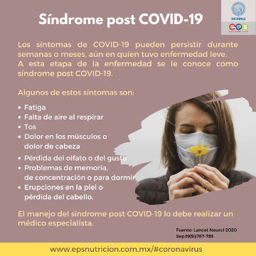 Coronavirus. Síndrome post COVID-19