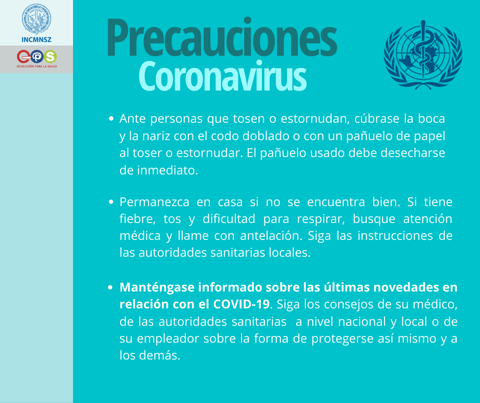 Precauciones Coronavirus 2